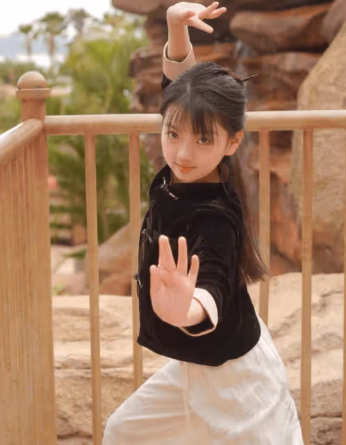 12歲阿拉蕾近照:長成亭亭玉立的大姑娘了,還是很漂亮,氣質超好