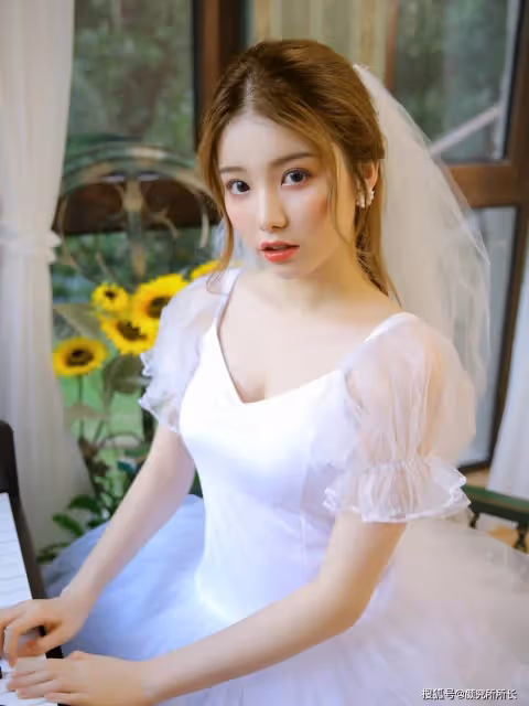 19歲純白婚紗新娘的時尚穿搭:浪漫而詩意 優雅迷人