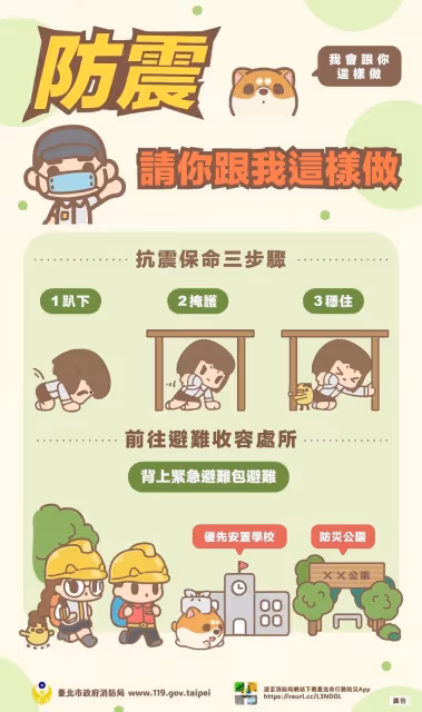 還會有餘震!「正在睡覺、在電梯裡、在騎車」怎麼辦?消防署「曝保命絕招」6常見狀況都能用