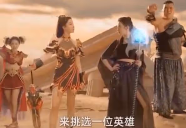 劉亦菲代言遊戲,女戰士造型火辣十足,細腰長腿盡顯芭比身材