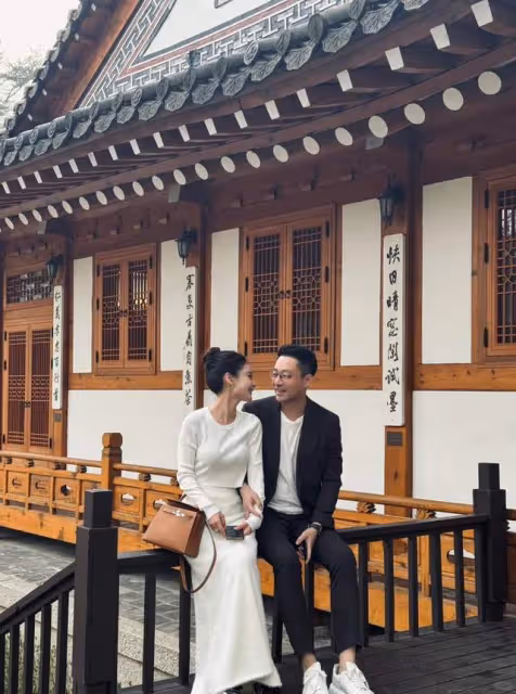 汪小菲發文秀恩愛！首爾和妻子深情相擁，馬筱梅一身行頭近百萬！