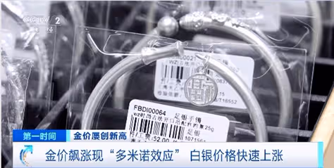 金價飆漲現「多米諾效應」!白銀價格快速上漲,漲幅超20%