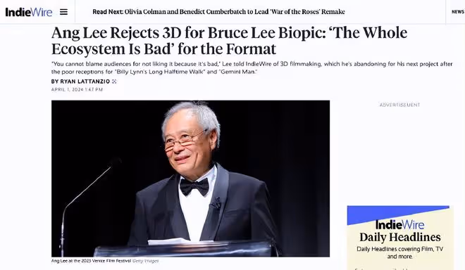 李安榮獲母校紐約大學新榮譽，籌備的《李小龍》電影有新計劃