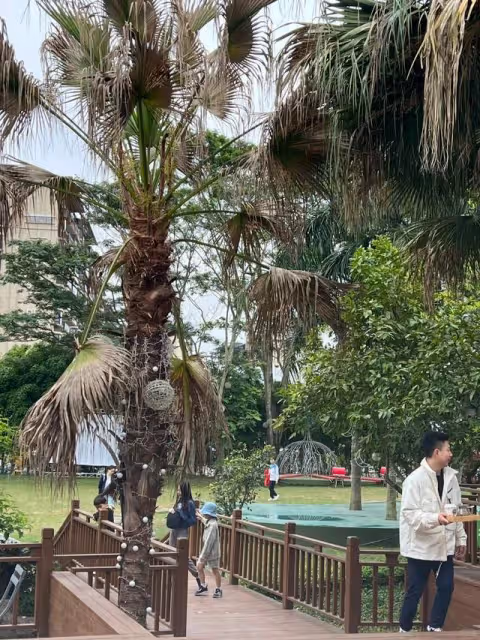 李小鵬一家廣西旅遊，12歲奧莉女大十八變，安琪皮膚泛黃老太多！