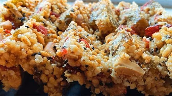 不用麥芽糖,教你自製大米花糖,咬一口香甜酥脆,不油炸更健康