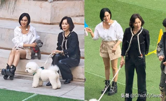 劉嘉玲、朱茵生圖同框,完全看不出一個58歲一個52歲!