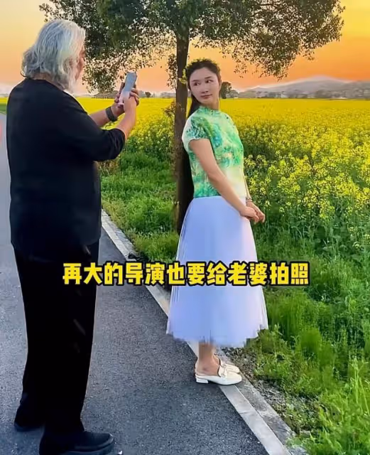 張紀中帶孕妻出遊,杜星霖懷四胎11周狀態好,赤腳與老公跳華爾茲