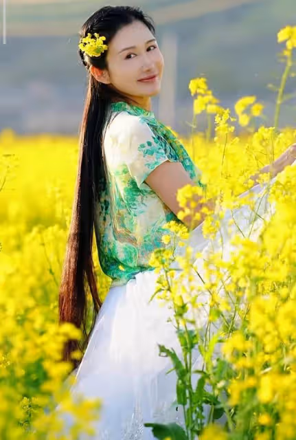 張紀中帶孕妻出遊,杜星霖懷四胎11周狀態好,赤腳與老公跳華爾茲