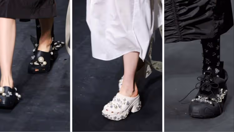 Simone Rocha x Crocs聯名開賣　洞洞鞋用水鑽、珍珠點綴超夢幻