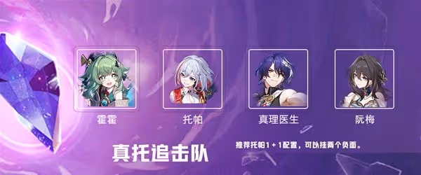 《崩壞:星穹鐵道》2.1忘卻虛構配隊攻略