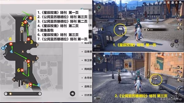 《崩壞:星穹鐵道》2.1匹諾康尼書籍收集
