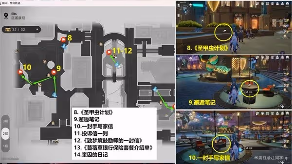 《崩壞:星穹鐵道》2.1匹諾康尼書籍收集