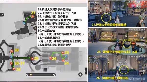 《崩壞：星穹鐵道》2.1匹諾康尼書籍收集