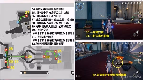 《崩壞：星穹鐵道》2.1匹諾康尼書籍收集