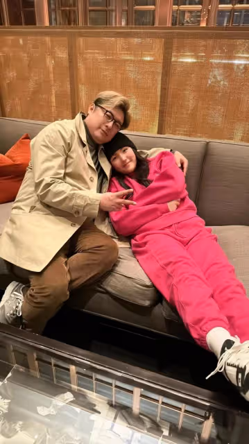 李湘一家3口度假,王詩齡穿萬元蒙口吃大餐,李湘王岳倫有貓膩?