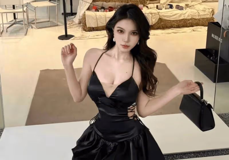 波點黑絲與高跟鞋:御姐風尚的絕妙搭配!!!