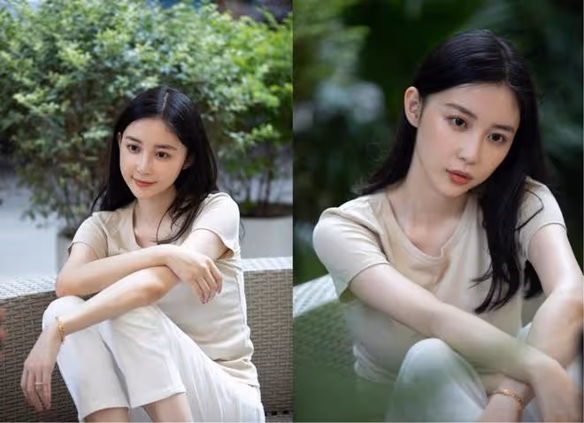 潘瑋柏妻子真不像素人,短針織背心配短褲秀腰腹,女團身材挺迷人