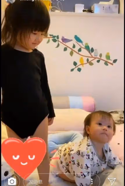 江宏傑福原愛帶孩子們玩，愛拉醬在臉上塗鴉