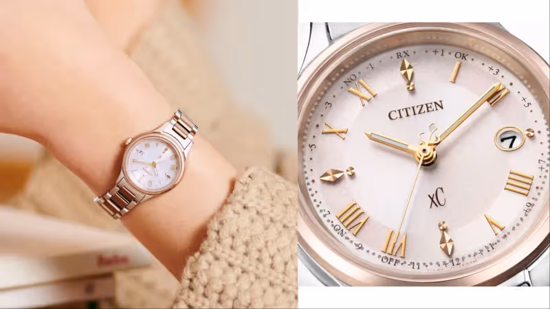 CITIZEN「輕奢風」女錶亮相　絕美櫻花粉、輕盈超級鈦一次端