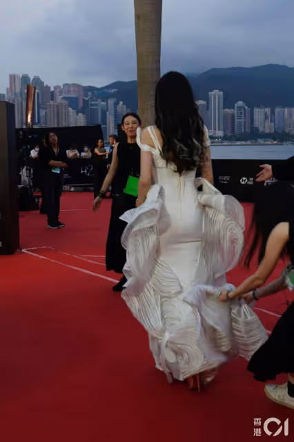 金像獎紅毯!TVB小生女友低胸搶風頭!不少女星與Angelababy合影