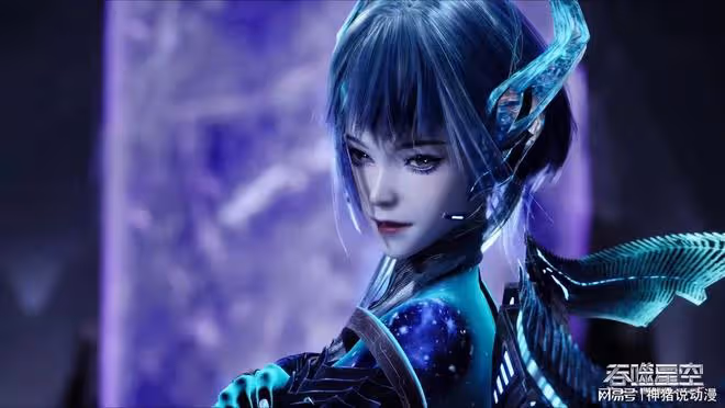 吞噬星空：九皇女殺手鐧曝光，身材火辣性感，雷神都被迷住了
