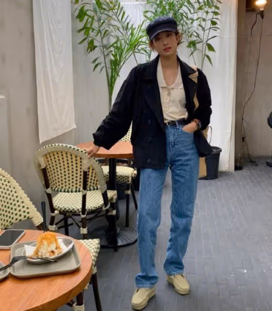 被許晴的氣質迷住了,穿西服套裝也難掩身材曲線,女人看了都羨慕
