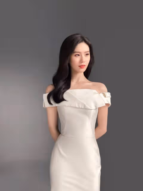 劉詩詩穿同色系列仙氣十足,自帶高級的浪漫范,這才是職場穿搭