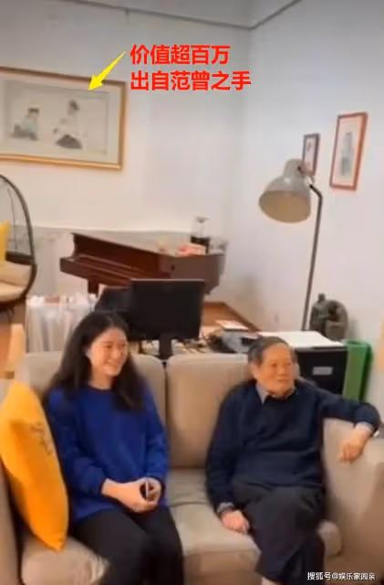 102歲楊振寧慶祝「瓷婚」，翁帆母親罕露面！牆上百萬名畫很搶眼