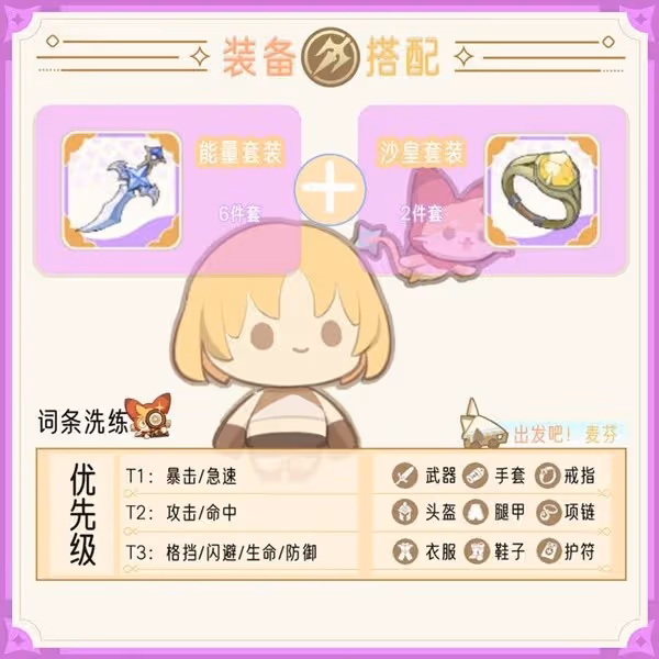 《出發吧麥芬》影襲技能及裝備推薦