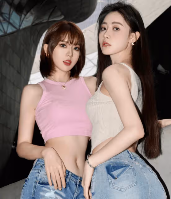 高跟鞋與牛仔短褲的絕配,你敢挑戰嗎?性感就在一瞬間!