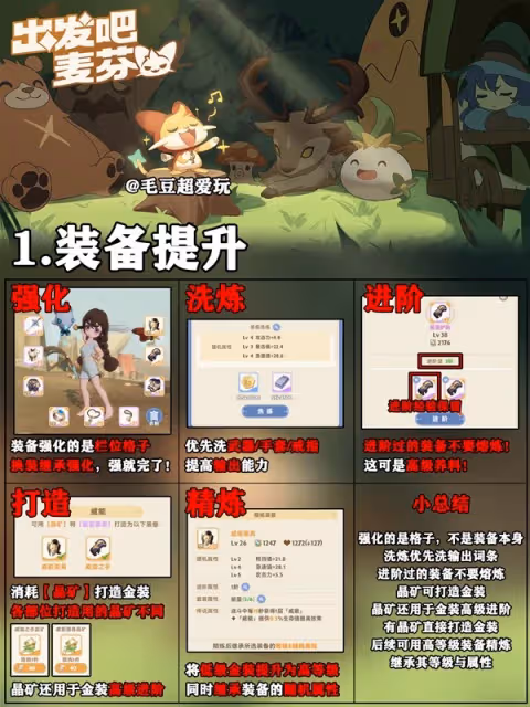 《出發吧麥芬》新手戰力提升指南