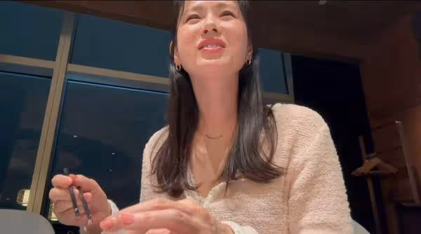 孫藝真「來台吃到小籠包」反應超萌 露彎月笑眼:我過度幸福了~