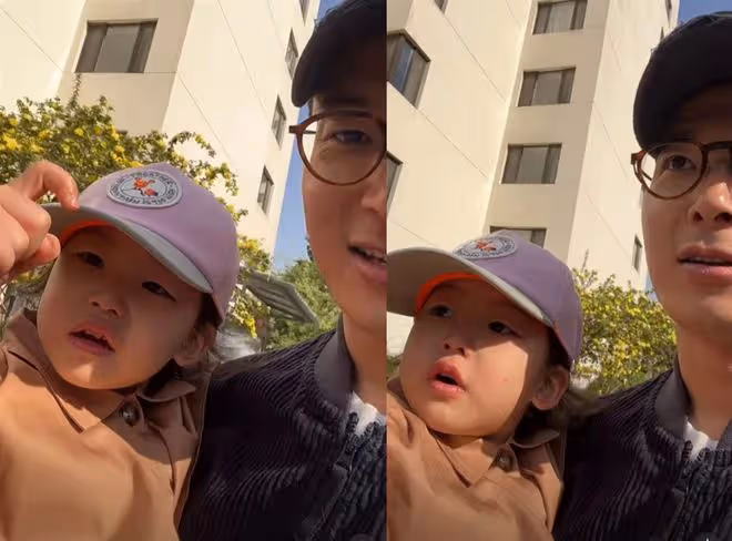 朱珠老公「忽悠」女兒去幼兒園,珠寶看到學校哭喊不去,太真實了
