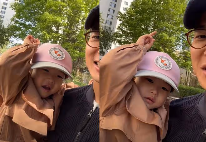 朱珠老公「忽悠」女兒去幼兒園,珠寶看到學校哭喊不去,太真實了