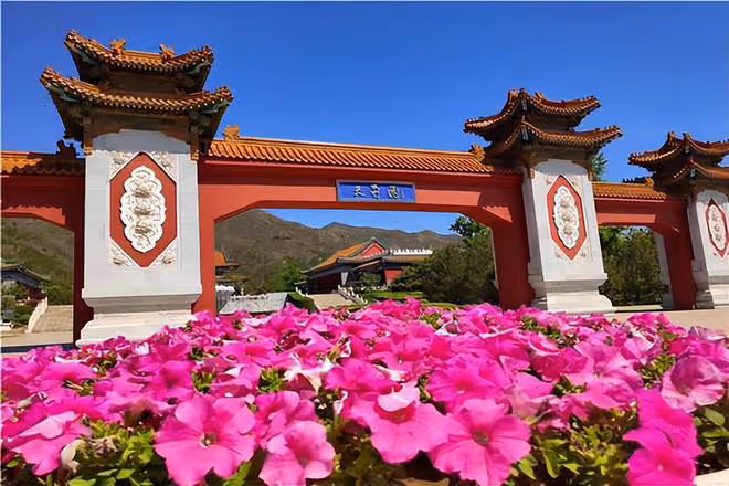 周海媚墓地實景公開：墓碑上刻著周芷若造型，旁邊擺放2個獅子
