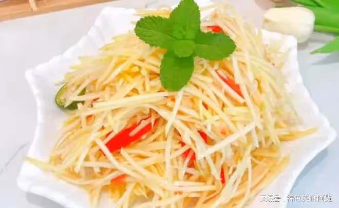 壓箱底的涼拌經典,酸辣味美的青木瓜絲,0基礎教程,脆香又營養