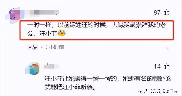 大S深夜表白具俊曄卻翻車,小S力挺姐夫被嘲,網友:氣不到汪小菲