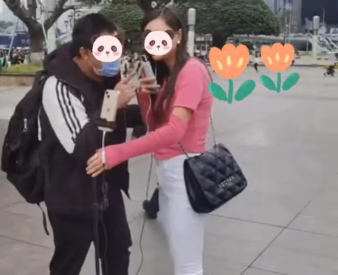 男子追著女主播討要錢,聲嘶力竭控訴,說自己連飯都吃不上了