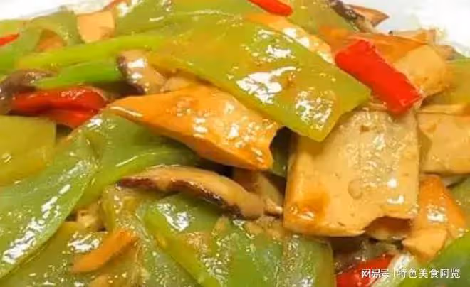 買2根萵筍,半斤香乾,教你做萵筍炒香乾,美容養顏,瘦身佳肴