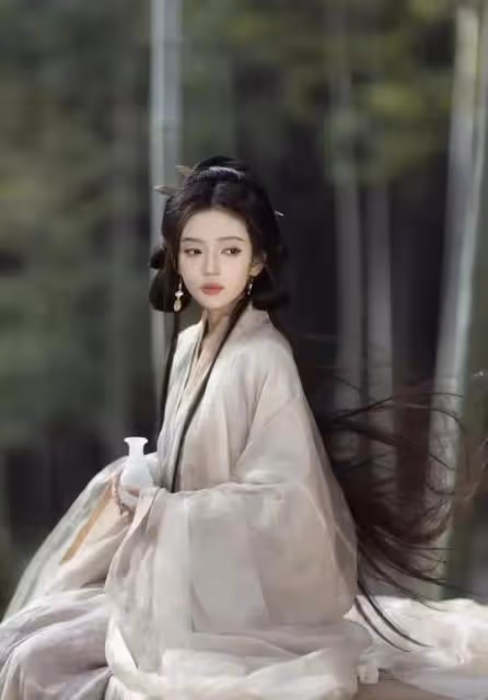 何瑞賢的漢服照，完美的詮釋了古代美女的萬千風情