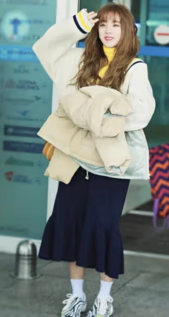 與baby相爭女主的宋雨琦什麼來頭？韓風小女生的穿搭，可愛惹人愛