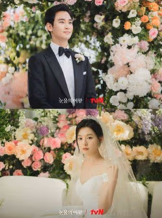 拍《淚之女王》婚紗照前「僅見面金秀賢2次」！　金智媛：那時很生疏