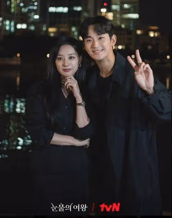 拍《淚之女王》婚紗照前「僅見面金秀賢2次」！　金智媛：那時很生疏