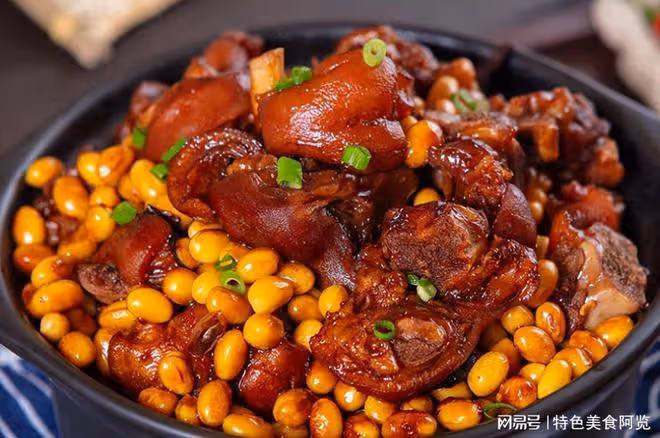 肉食愛好者的福音,深扒黃豆燜豬蹄的解饞做法,美容養顏嘎嘎香
