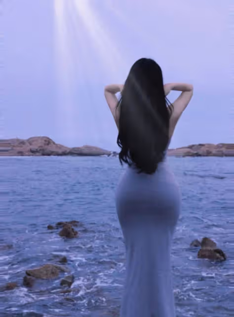 藍色包臀裙:性感身材盡顯,婀娜嫵媚動人至極