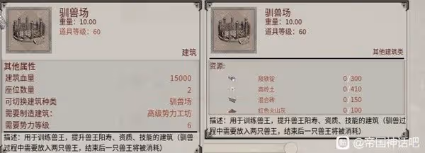《帝國神話》獸王培養方法