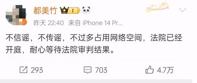 贏了吳亦凡以後，都美竹愛上打官司，「騙」單親寶媽20萬又出事了