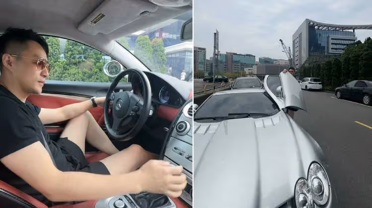 極樂台北｜汪小菲曬完勞斯萊斯改炫賓士「稀有多了」　緊牽未婚妻打高爾夫