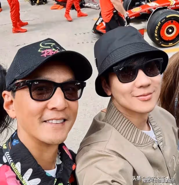林俊傑曬F1賽場合影,49歲吳彥祖站c位好帥,林志穎吳尊也在場