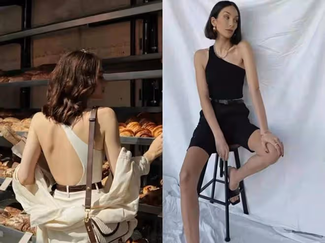 李詠女兒曬自拍!穿黑色弔帶裙瘦出排骨胸,打扮成熟壓根不像23歲